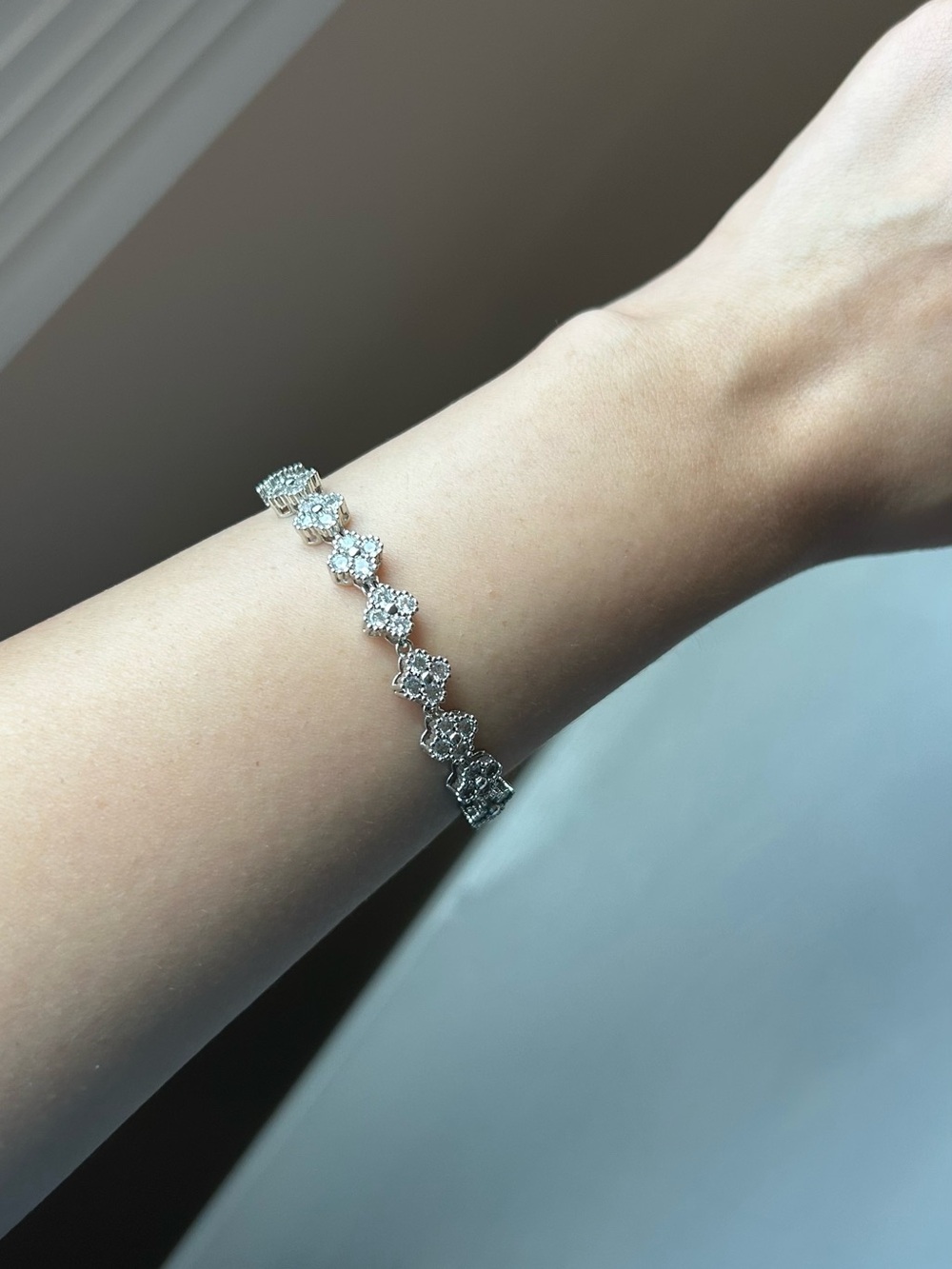 Silver Clover Bracelet